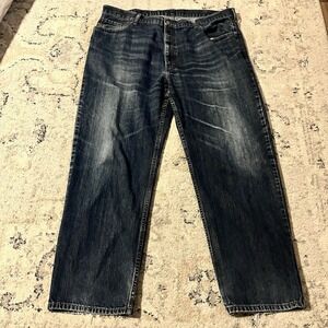 Levi's 550 Men's Relaxed Fit 44x32 (Measures 42x30) Jeans Denim Medium Wash